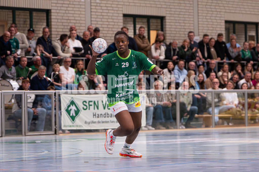 Handball I Frauen I Saison 2025-2026 I 3. Liga Staffel Nord I 20. Spieltag I SC SFN Vechta - SV Henstedt-Ulzburg0010 | jns.sportfotos - Realisiert mit Pictrs.com