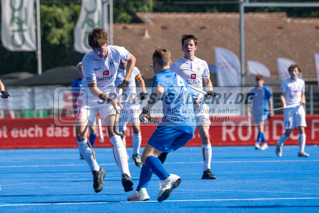 SFE_20230708_0021 | EuroHockey EM U18 Boys Belgium vs Scotland am 08.07.2023 in Krefeld (Gerd-Wellen-Hockeyanlage), Photo: Stephan Fehrmann 2023 (Sports-Gallery)