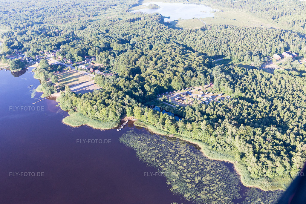 Luftbild: Ortsansicht in Torne im Bundesland Kronoberg in Schweden. Foto: IMG_108300.jpg vom 30.06.2018 durch Werner Riehm/FLY-FOTO.de