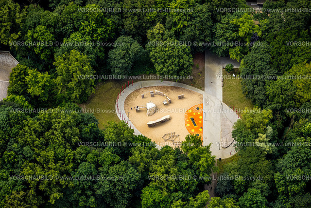 Bottrop240701322 | Luftbild, Revierpark Vonderort, Steinpark Klettergelände, Osterfeld, Oberhausen, Ruhrgebiet, Nordrhein-Westfalen, Deutschland