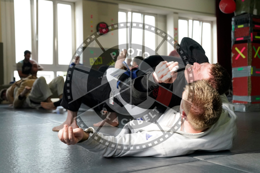 20240413PBB6848 | Fighters compete during the Grapplethon 24hours of rolling for a reason in Hamburg, Germany, on April 13, 2024.