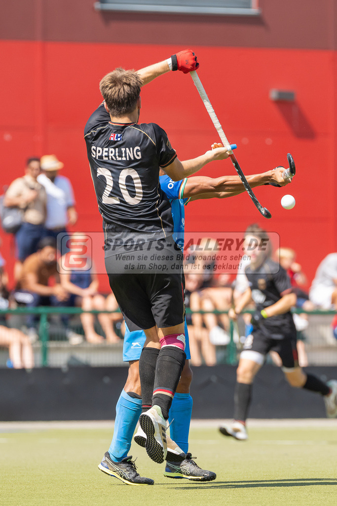 HK_20230822_103759 | 4 Nations Tournament Spiel um Platz 1 ( MU21 ) Indien - Germany am 22.8.2023 DHC Düsseldorf, Düsseldorf ,
