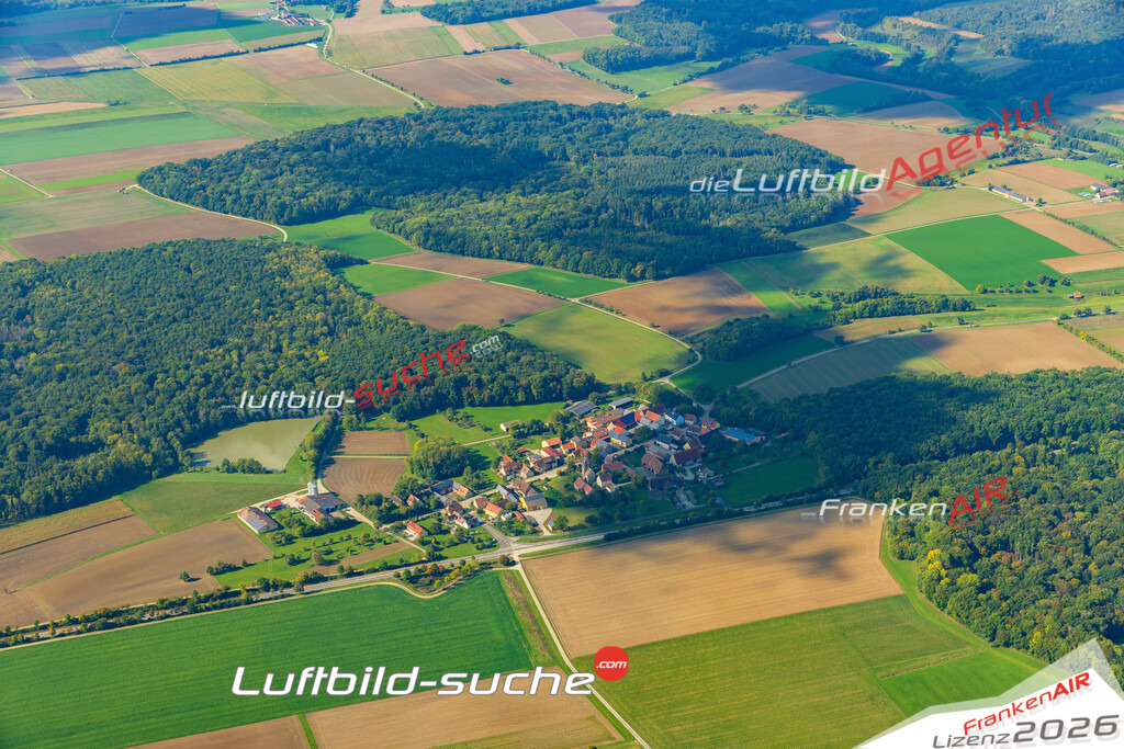 Reichardsroth Ohrenbach Bild- Das Luftbild wurde 2025 vom UL-Flugzeug heraus erstellt ( keine Drohne ) - Hochauflösende Luftaufnahme -Nicht vergleichbar mit Google Maps oder Satelittenbilder- Die Geschenkidee !Mit Lizenz und Bildrechte bestellbar