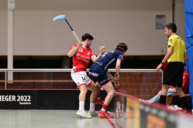 Floorball I Herren I Saison 2024-2025 I 2. FBL Herren Nord-West I 12. Spieltag I MTV Mittelnkirchen - SSF Dragons Bonn II I 036462 | Der Sportfotograf. - Realisiert mit Pictrs.com