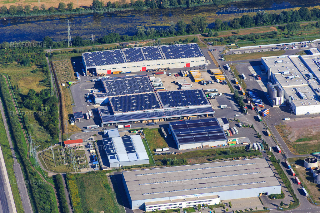 Luftbild: NUSS-Unternehmensgruppe in Wörth am Rhein im Bundesland Rheinland-Pfalz in Deutschland. Foto: IMG_093066.jpg vom 13.08.2016 durch Werner Riehm/FLY-FOTO.deWhatsApp