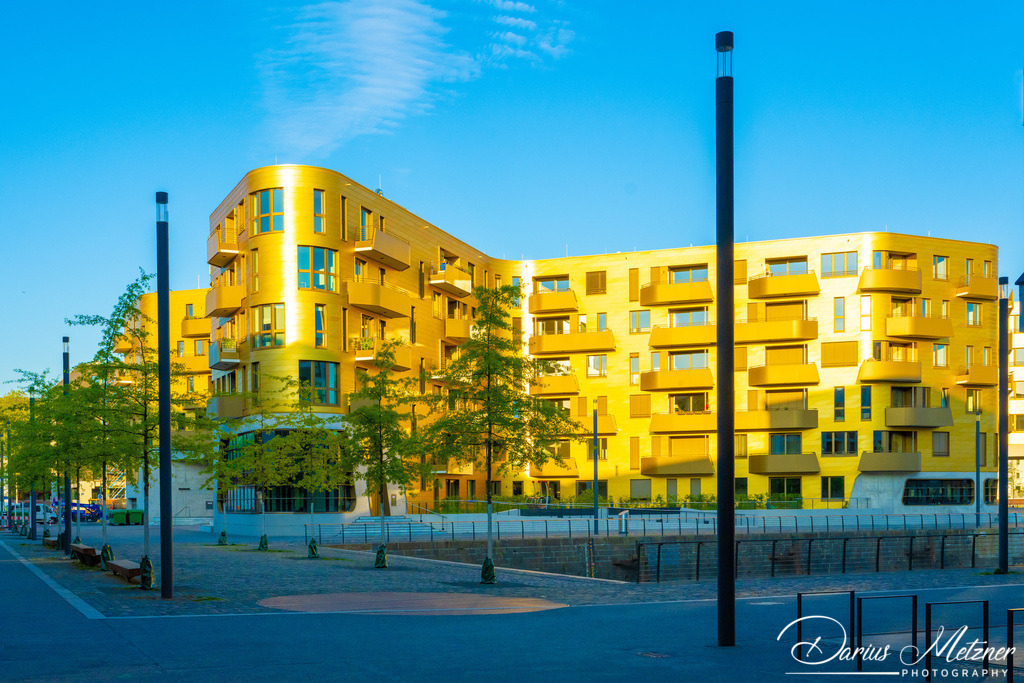 Der Zollhafen in Mainz | Seit 2012 entsteht auf dem Areal des ehemaligen Mainzer Zollhafens ein neues Wohngebiet.