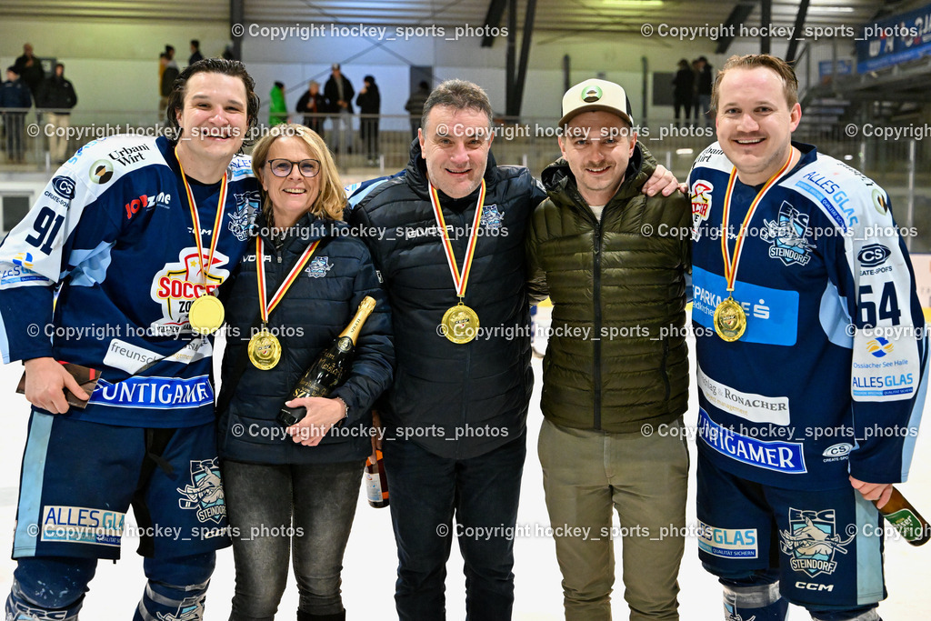 ESC Steindorf vs. EHC Althofen 8.3.2024 | ESC Steindorf vs. EHC Althofen 8.3.2024, ESC Steindorf vs. EHC Althofen Meisterfeier am 08.03.2024 in Steindorf (Ossiachersee Halle), Austria, (Photo by Bernd Stefan)