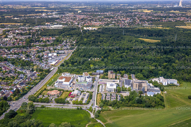 Castrop-Rauxel220706568 | Luftbild, Baustelle Evangelisches Krankenhaus Gesundheitscampus, Grutholzallee und B235, Rauxel, Castrop-Rauxel, Ruhrgebiet, Nordrhein-Westfalen, Deutschland