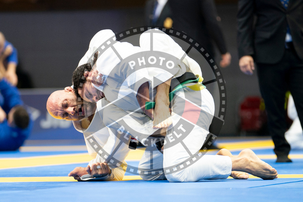 20240124PBB04342 | Fighters compete during the second day of the IBJJF European Championship in Paris, France, on January 24, 2024.
