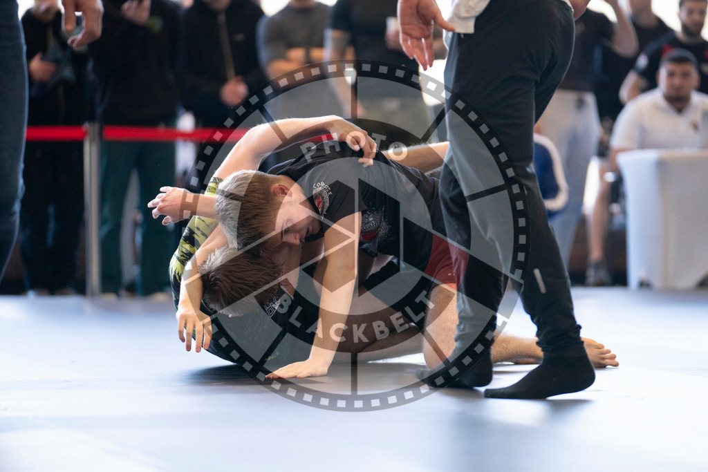 20240309PBB4700 | Fighters compete during the International Luta Livre (ILLCS) Spring Championship in Hannover, Germany, on March 9, 2024.