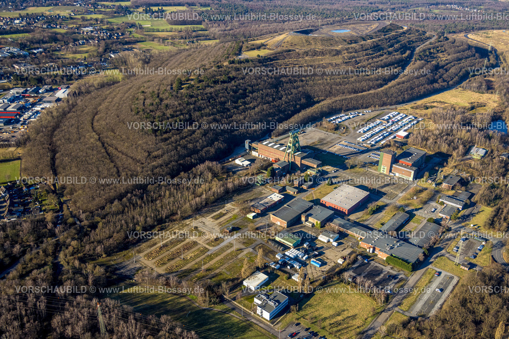 Bottrop240107640 | Luftbild, Fördergerüst Bergwerk Prosper Haniel, Fuhlenbrock, Bottrop, Ruhrgebiet, Nordrhein-Westfalen, Deutschland