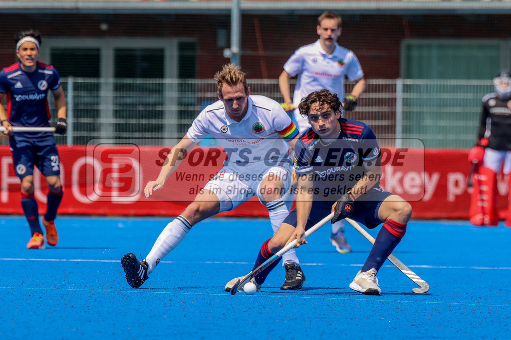 MJ_2023-05-13 Herren CHTC - MHC-6 | Teo Hinrichs (Mannheimer HC #14) &amp; Niklas Wellen (Crefelder HTC #10), Crefelder HTC - Mannheimer HC am 13.5.2023 in der Gerd-Wellen-Sportanlage, Krefeld