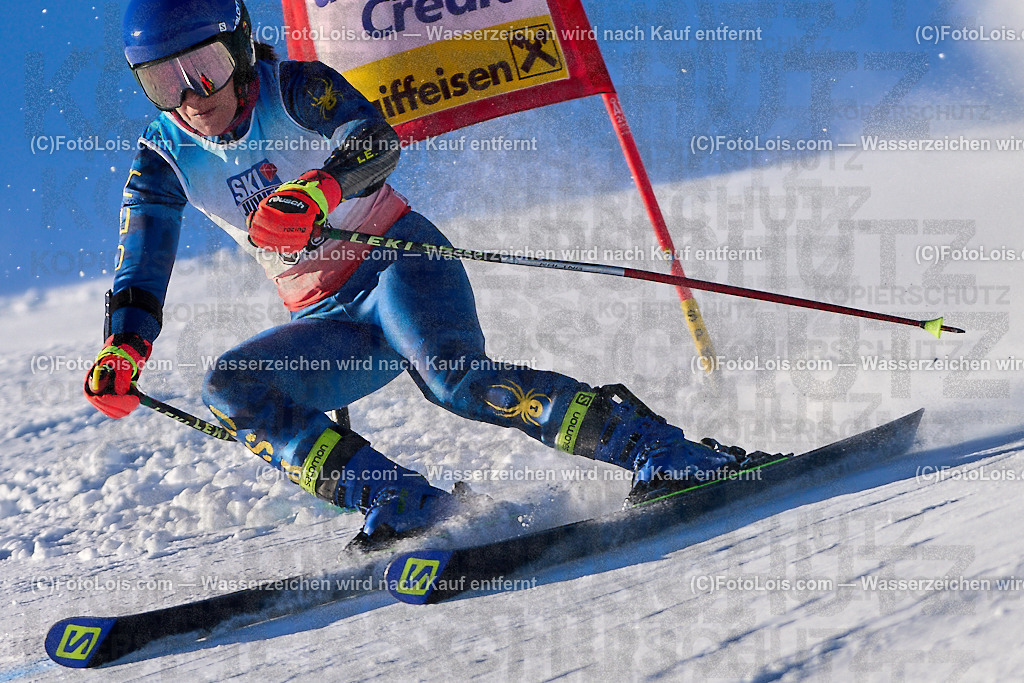 ALP3830_MASTERS-Cup_GS-C Damen_Battisti Jacqueline | (C)FotoLois.com, Alois Spandl. FIS Masters-Cup Wildschönau, Giant Slalom auf der Piste Schatzberg GS, Siegerehrung auf dem Dorfplatz Niederau, Sa 13. Januar 2024.