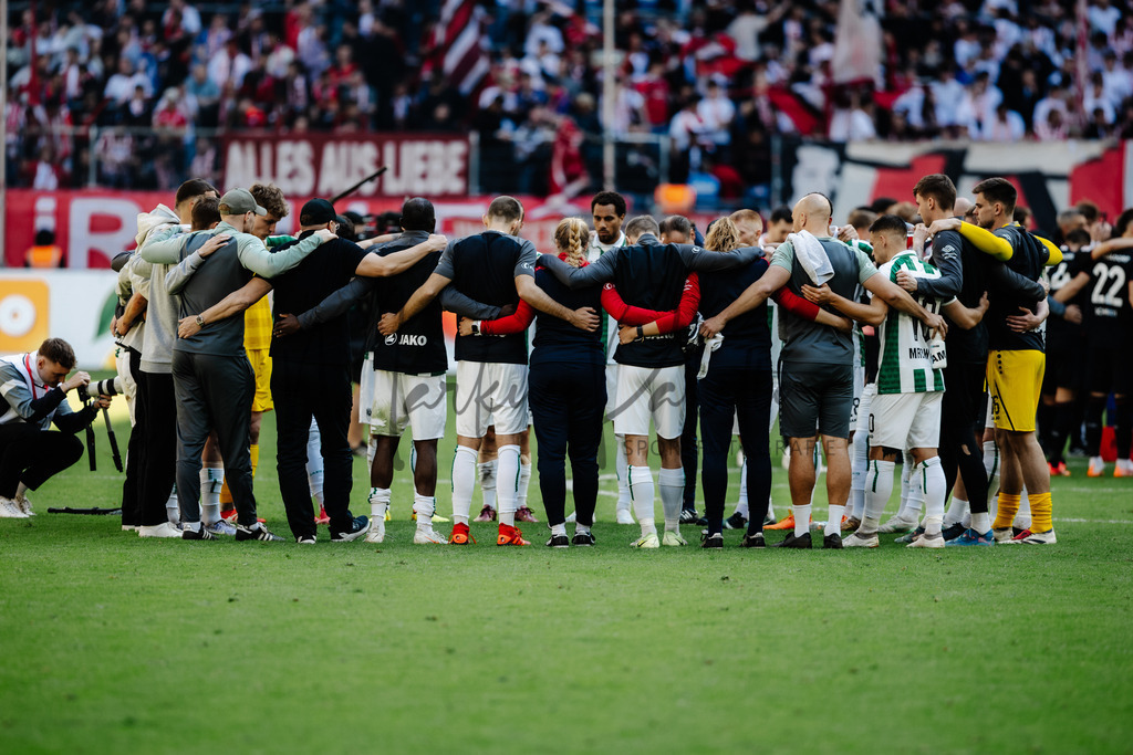 2. Bundesliga, Saison 2024/25, 28. Spieltag: Fortuna Düsseldorf - SC Preußen Münster | Düsseldorf, 05.04.2025: 2. Bundesliga, 28. Spieltag, Fortuna Düsseldorf gegen SC Preußen Münster in der Merkur Spiel-Arena in Düsseldorf. Foto: sportfotografie.ms | Markus Paletta - Realisiert mit Pictrs.com
