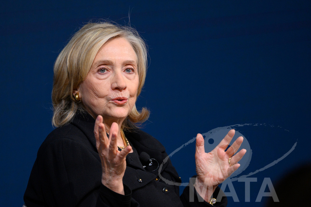 _DWI3127 | Die US-Politikerin Hillary Clinton auf der Veranstaltung Bridging Scholarship and Statecraft im Rahmen der Münchner Sicherheitskonferenz 2026. München, 13.02.2026 Bayern Deutschland  - Realisiert mit Pictrs.com