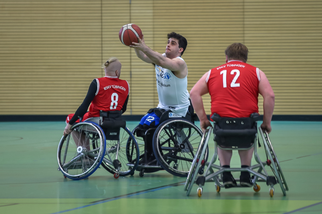 2024-03-17-0099 | #, RSKV Tübingen vs. BG Baskets Hamburg, Rollstuhlbasketball 2. Bundesliga, Saison 2023/24, 17.03.2024
Foto: Ralph Kunze - Realisiert mit Pictrs.com
