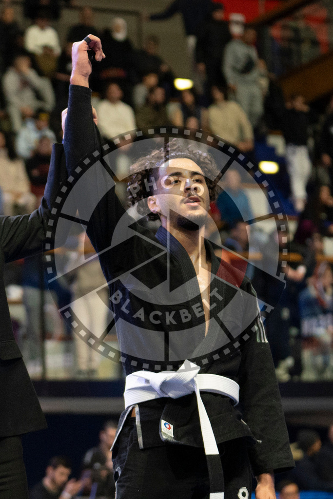 20240119PBB0859 | Fighters compete during the IBJJF European Championship in Paris, France, on January 19, 2024.