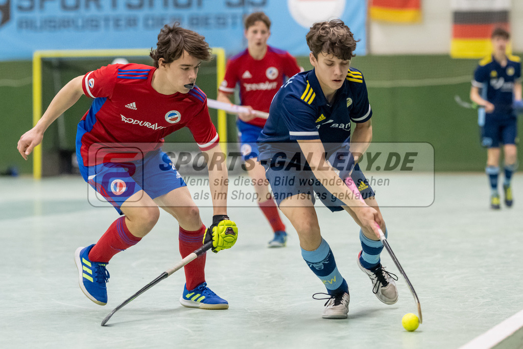 SFE_20230304_0025 | Deutsche Meisterschaft Männliche U16 Halle 2023 am 04.03.2023 in Köln (KTHC Stadion Rot-Weiss Köln Tennis and Hockey Club), Photo: Stephan Fehrmann 2022 (Sports-Gallery)