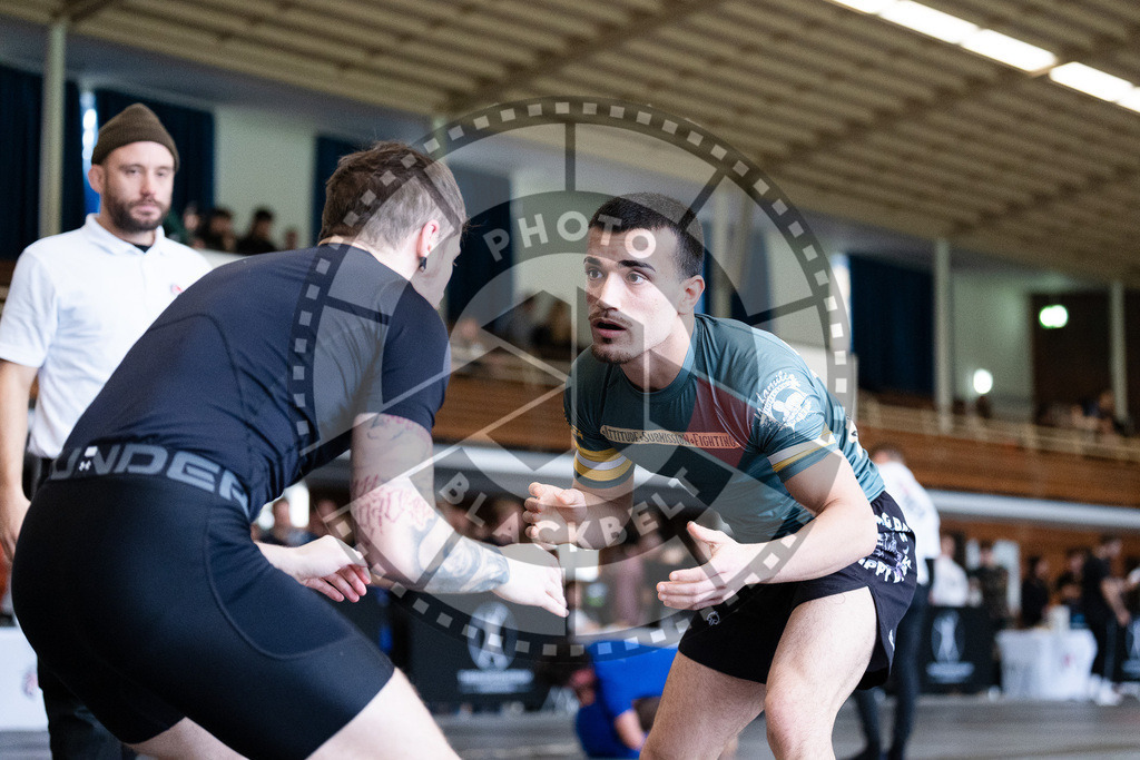 20251129PBB6345 | Fighters compete during the luta livre competition ILLCS XI winter edition on November 29, 2025 in Hannover, Germany.