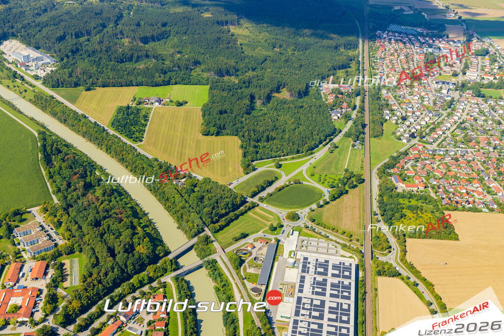 Schöne Luftaufnahme als Geschenk in Hart Mettenheim - Die Luftbildaufnahme wurde 2025 vom UL-Flugzeug heraus erstellt ( keine Drohne ) - Hochauflösende Luftaufnahme -Nicht vergleichbar mit Google Maps oder Satelittenbilder- Die Geschenkidee !Mit Lizenz und Bildrechte bestellbar