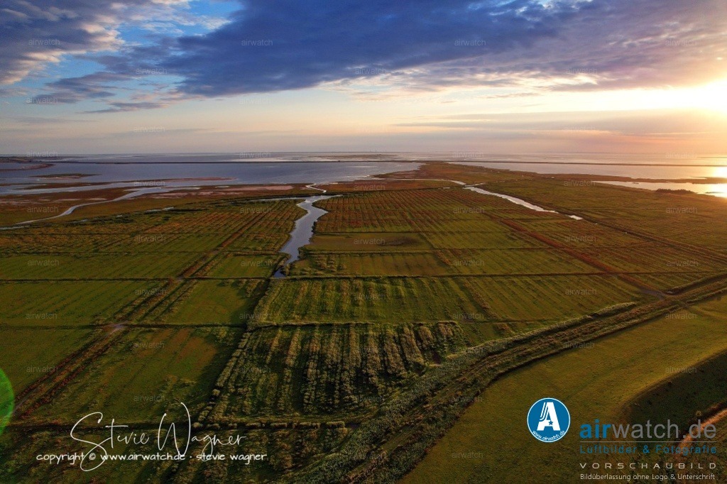 HattstedterKoog  & BeltringharderKoog | Entdecken Sie atemberaubende Luftbilder und Fotografien auf airwatch.de - Tauchen Sie ein in eine Welt voller faszinierender Aufnahmen aus der Vogelperspektive.