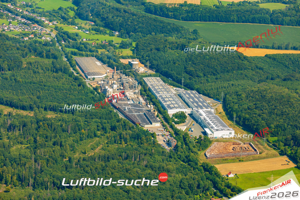 Sandebeck Industriegebiet Steinheim Bild- Das Luftbild wurde 2025 vom UL-Flugzeug heraus erstellt ( keine Drohne bzw. Drohnenaufnahme ) - Hochauflösende Luftaufnahme -Nicht vergleichbar mit Google Maps oder Satelittenbilder- Die Geschenkidee !Mit Lizenz und Bildrechte bestellbar - CC