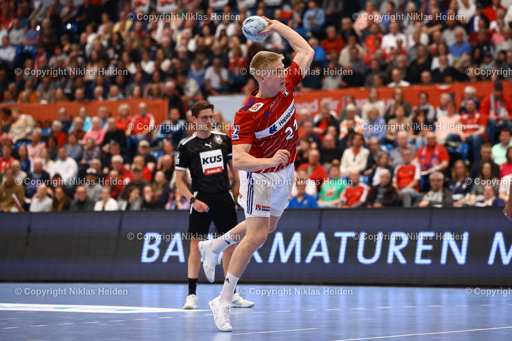 NH_HandballSportVereinHamburg_1VfLPotsdam_HandballBundesliga_03042025 | #21 Frederik Bo Andersen (HSV Hamburg)Handball I Herren I Bundesliga (Daikin HBL) I Saison 2024-2025 I 25. Spieltag I HSV Hamburg - 1. VfL Potsdam I 03.04.2025 I Sporthalle Hamburg