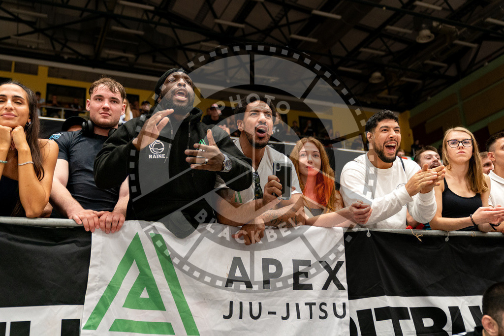 20230916PBB7431 | Fighters compete during the grappling tournement ADCC Trials (European, Middle East and African Championship) in Warsaw, Poland, on September 16, 2023.
