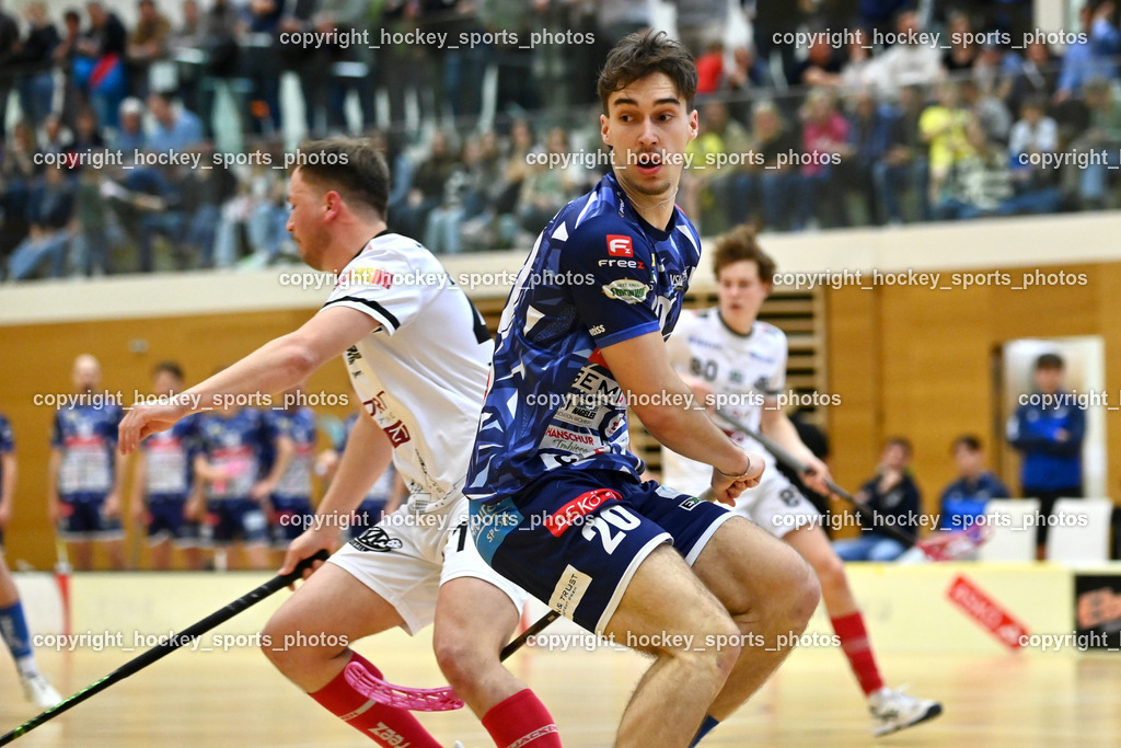 VSV Unihockey vs. KAC Floorball | #20 David Gredler VSV Unihockey, VSV Unihockey vs. KAC Floorball, VSV Unihockey vs. KAC Floorball am 28.03.2026 in Villach (Ballspielhalle St. Martin), Austria, (Photo by Bernd Stefan)