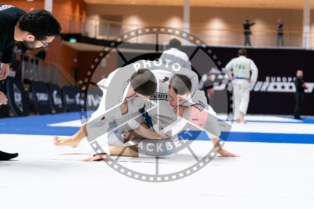 20241012PBB1093 | Athletes compete during the AJP Tour Europe Continental Jiu-Jitsu Youth Championship on October 12, 2024, in Almere near Amsterdam, Netherlands. © Chiara Dazi / photoblackbelt