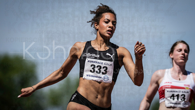 B&amp;S Kurpfalz Gala; Weinheim, 23.05.2026 | WEINHEIM, GERMANY - MAY 24: Viola John (GER/LG Brillux Münster) during the B&amp;S Kurpfalz Gala am 23.05.2026 at the  Sepp-Herberger-Stadium in Weinheim (Baden-Wuerttemberg / Germany).