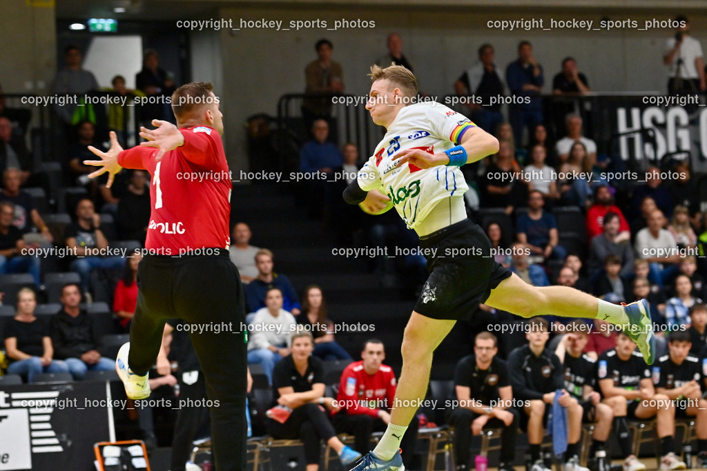 HSG Holding Graz vs. SC Ferlach 16.9.2022 | #1 NIKOLIC Leo, #25 PLONER Florian