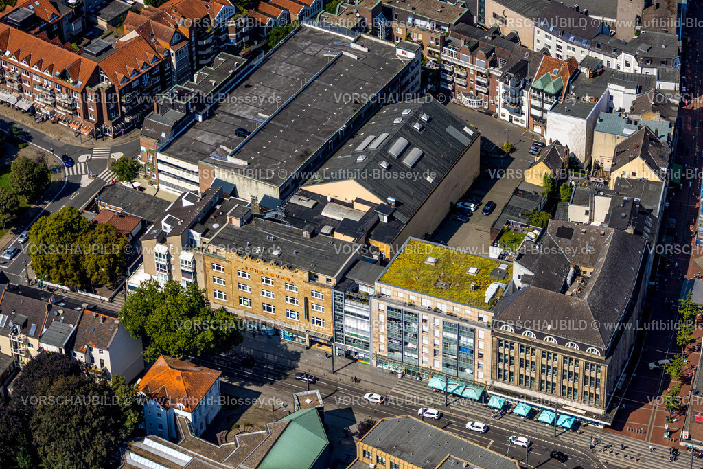 Gelsenkirchen240807930GE-Nord | Luftbild, Kunstmuseum Gelsenkirchen, Horster Straße Ecke Hochstraße, Schauburg Filmpalast Kino, Buer, Gelsenkirchen, Ruhrgebiet, Nordrhein-Westfalen, Deutschland