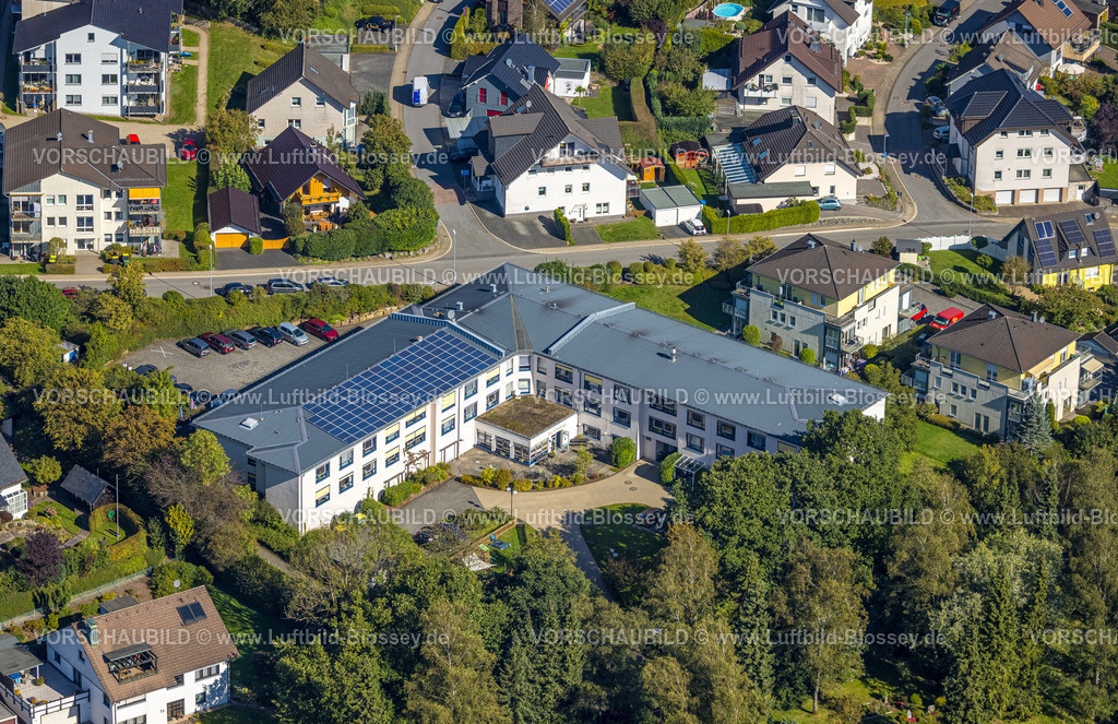 Herscheid230908085 | Luftbild, Grosstagespflege Pusteblume, Hohl, Herscheid, Sauerland, Nordrhein-Westfalen, Deutschland