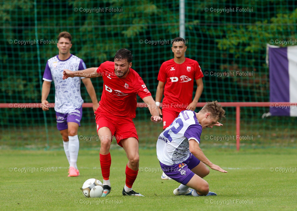 A_LUI_26072025_23 | SPORT,FUSSBALL,UNIQA OEFB CUP 1.RUNDE   26.07.2025 ASKOE OEDT-AUSTRIA SALZBURG IM BILD: TONI BARISIC   (OEDT) UND FABIAN WINDHAGER  (SALZBURG) FOTO:FOTOLUI