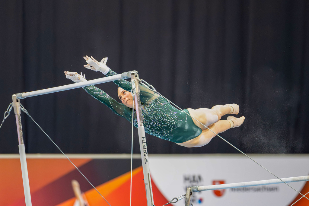 DM Finals 2026; Deutsche Meisterschaft im Gerätturnen 2026, Mehrkampf Frauen | DM Finals 2026; Deutsche Meisterschaft im Gerätturnen 2026, Mehrkampf Frauen***Lea Marie Quaas am Stufenbarren - Realisiert mit Pictrs.com