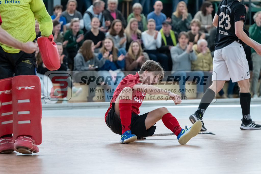 HK_20250202_102376 | 2. Bundesliga Halle Herren Club Raffelberg - Schwarz Weiss Köln am 2.2.2025 Halle am Raffelberg, Duisburg ,