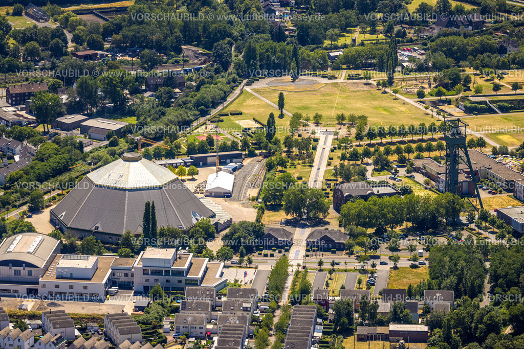 Oberhausen230705606 | Luftbild, Gartendom im OLGA Park, Borbeck, Oberhausen, Ruhrgebiet, Nordrhein-Westfalen, Deutschland