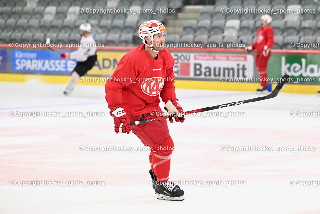 EC KAC Trainingsstart | Jordan Murray, EC KAC Neuzugang, EC KAC Trainingsstart, EC KAC Trainingsstart am 06.08.2025 in Klagenfurt (Heidi Horten Eishalle ), Austria, (Photo by Bernd Stefan)