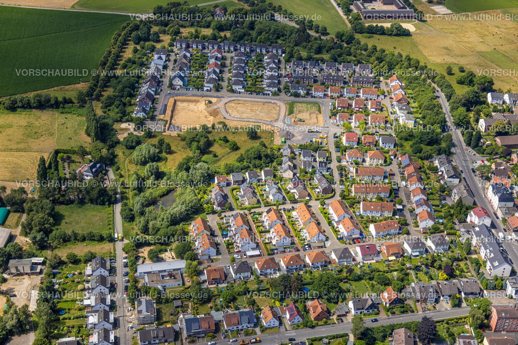 Dortmund220705518 | Luftbild, Baustelle und Neubau Wohnsiedlung zwischen Menglinghauser Straße und Am Rüggen, Menglinghausen, Dortmund, Ruhrgebiet, Nordrhein-Westfalen, Deutschland