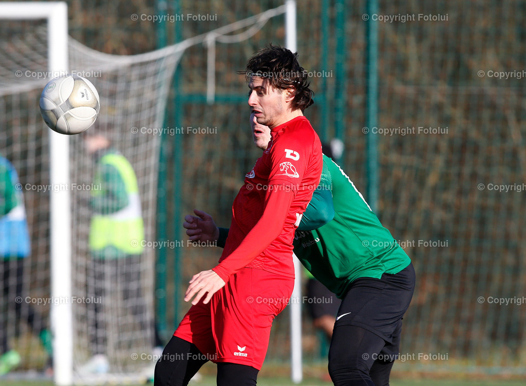A_LUI_190125_08 | SPORT FUSSBALL TESTSPIEL ASKOE OEDT -UNION PROCORN DIETACH 18.01.2025 IM BILD : GASPER KORITNIK (OEDT) UND  (DIETACH) FOTO:FOTOLUI