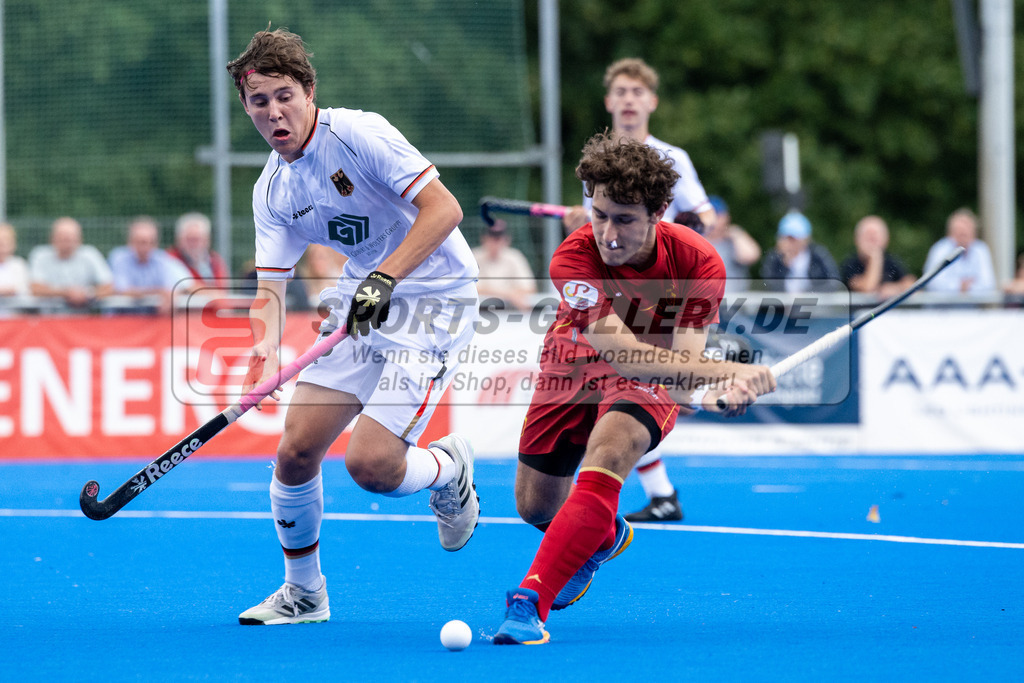 SFE_20230715_0020 | EuroHockey EM U18 SF2 Spain vs Germany am 15.07.2023 in Krefeld (Gerd-Wellen-Hockeyanlage), Photo: Stephan Fehrmann 2023 (Sports-Gallery)