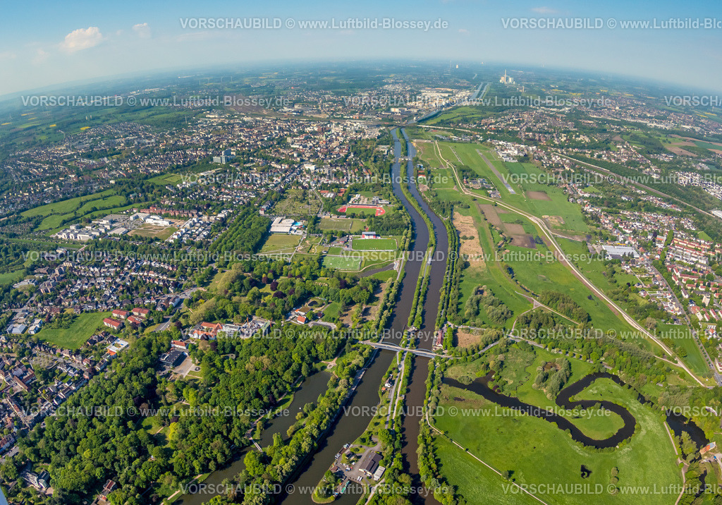 Hamm230500116 | Luftbild, Hamm Osten, Kurpark, Lippe Fluß, Datteln-Hamm-Kanal, Übersicht,  Uentrop, Hamm, Ruhrgebiet, Nordrhein-Westfalen, Deutschland
