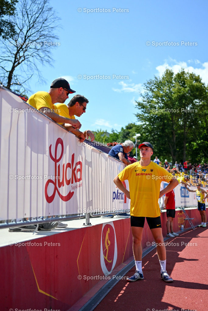 U18 EM - Tag 4_8 | European Athletics U18 Championships am 21.07.2024 in Banska Brystica; Zehnkampf, Anton Steffen. Foto: DLV/Kai Peters - Realisiert mit Pictrs.com