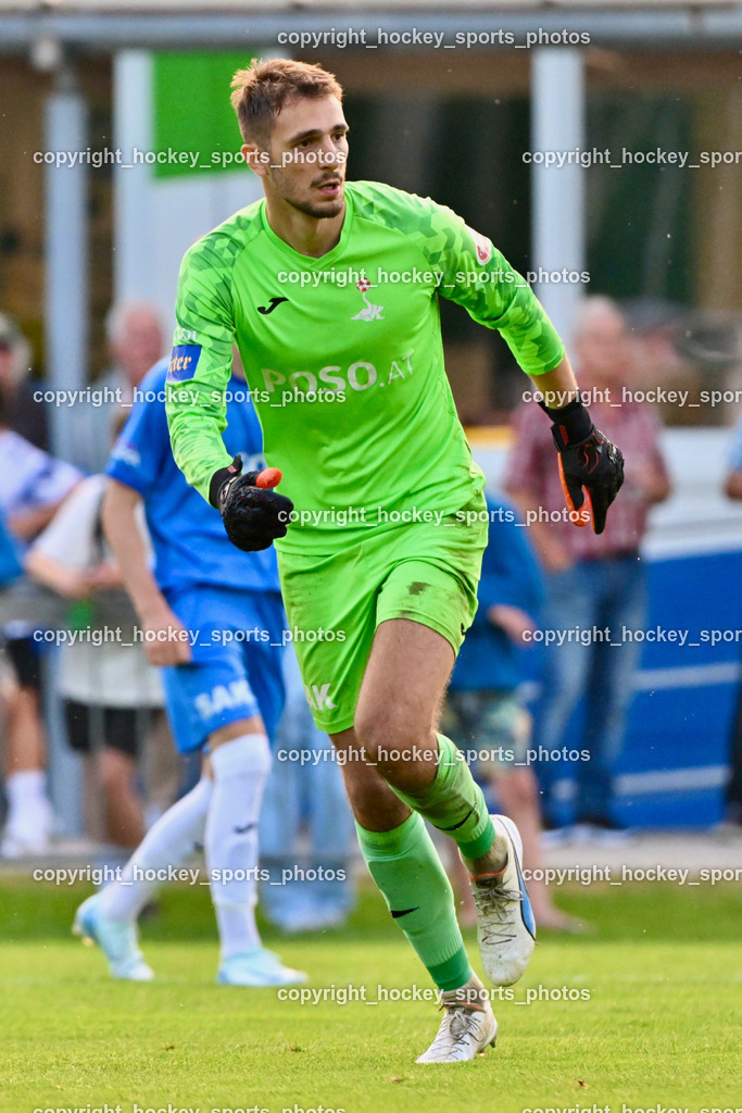KAC 1909 vs. SAK | #1 Kristijan Kondic SAK, KAC 1909 vs. SAK, KAC 1909 vs. SAK am 06.09.2024 in Klagenfurt (Sportplatz KAC), Austria, (Photo by Bernd Stefan)