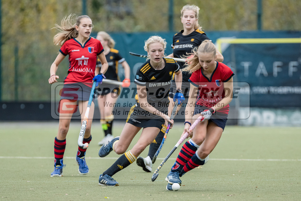 HK_20231022_105880 | Platz 3 Deutsche Meisterschaft Feld WU16 Berliner HC - Harvestehuder THC am 22.10.2023 DHC, Düsseldorf ,