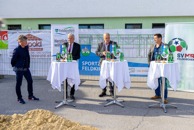 Pressekonferenz Spatenstich Sportstätte Feldkirchen | Bildershop von pixelworld.at - Realisiert mit Pictrs.com