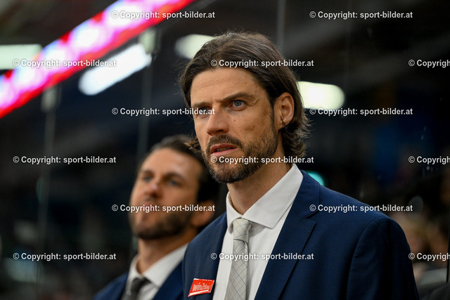 AUT, Eishockey Team Austria vs Team Czech Republic | 20.04.2024, Eishalle Linz, AUT, OEHV, Eishockeylaenderspiel, Team Austria vs Team Czech Republic, im Bild Christoph Brandner, Assistent Coach Team Austria (AUT)


// International Hockey League Match between Austria and Czech Republic in Linz, Austria on 2024/04/20