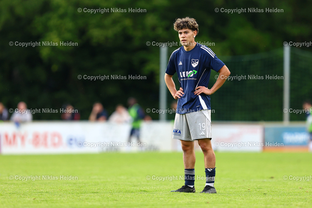 NH_TuSDassendorf_SVCurslackNeuengamme_OberligaHamburg_01082025 | #19 Marcio Johannsen (TuS Dassendorf), # (SV Curslack-Neuengamme)Fußball I Herren I Gamesright Oberliga Hamburg I Saison 2025-2026  I 2. Spieltag I TuS Dassendorf - SV Curslack-Neuengamme I 01.08.2025 I Sportplatz Wendelweg