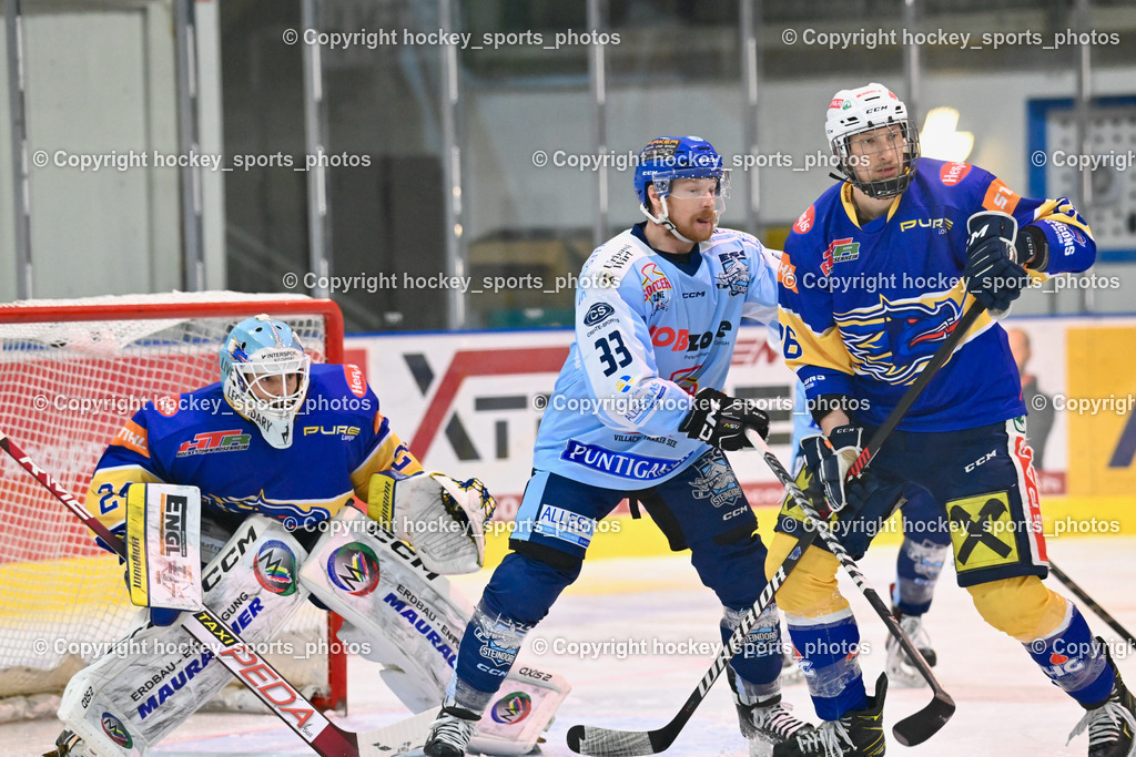 ESC Steindorf vs. HC Kufstein Dragons 25.2.2023 | #26 Sappl Samuel, #33 Wiedergut Andreas, #24 Hechenberger Thomas